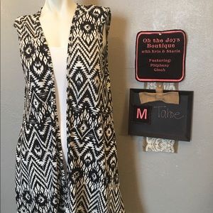 Tahoe vest cardigan